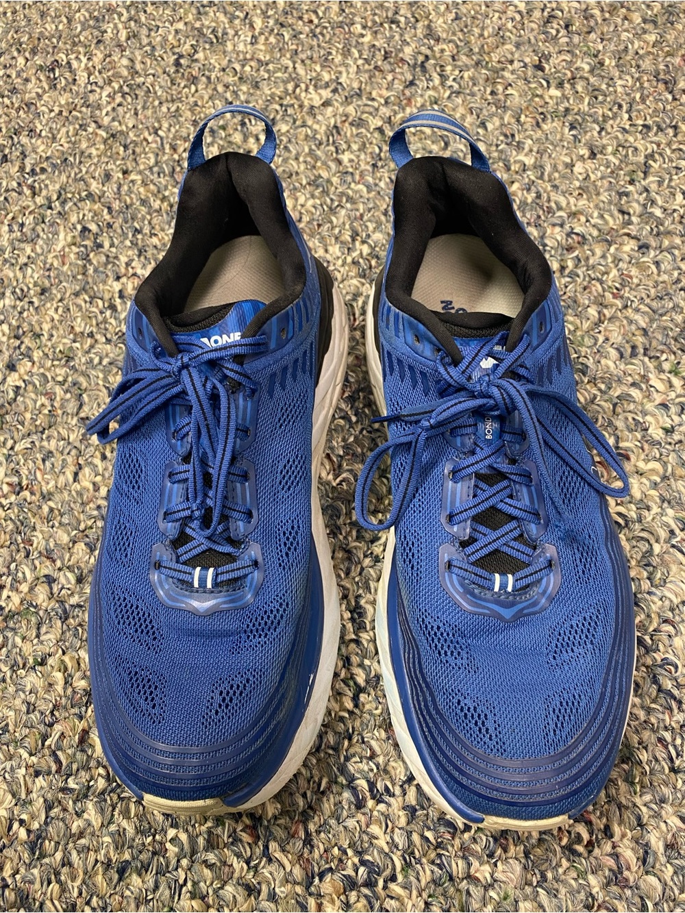 Men’s Hoka One One blue running shoes